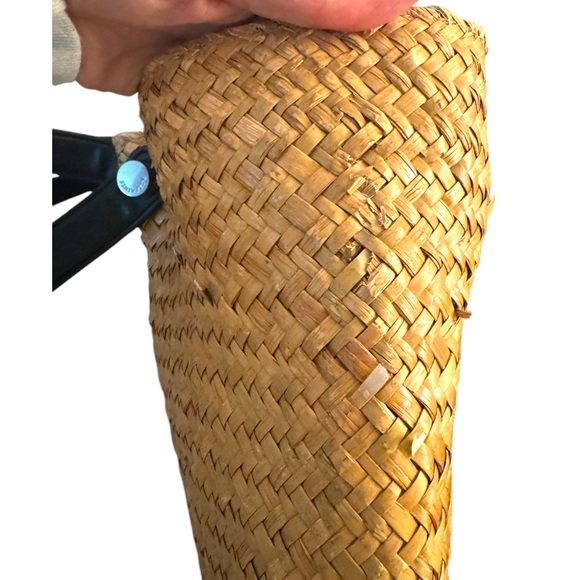 AllSaints Allington Straw Tote, Natural - Picture 7 of 9